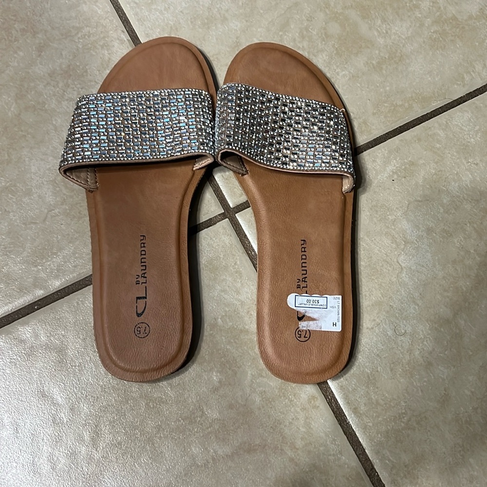 Sparkly flats